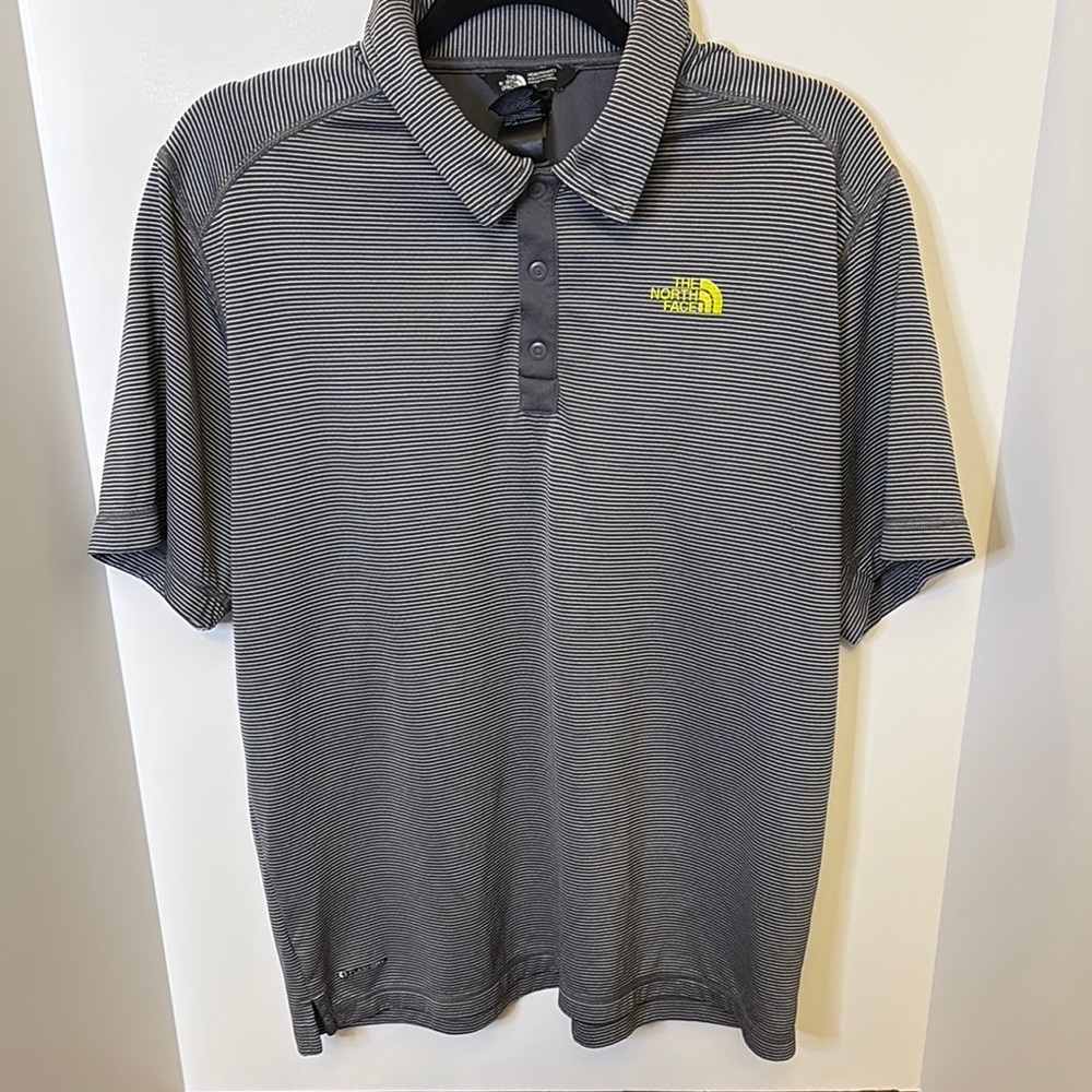 The North Face Gray Performance Polo Shirt Size Large